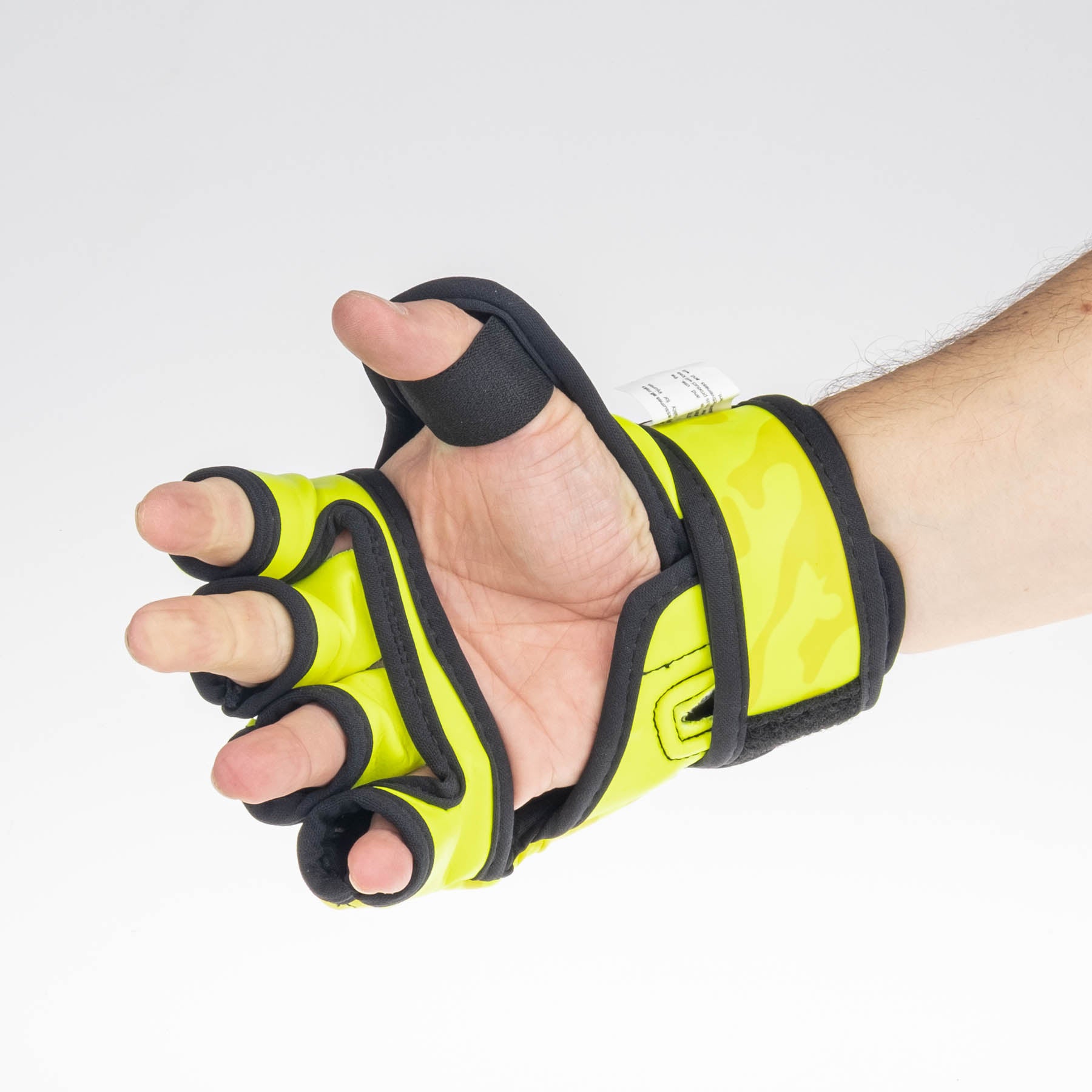 Fighter MMA Gloves Competition - neon yellow/camo